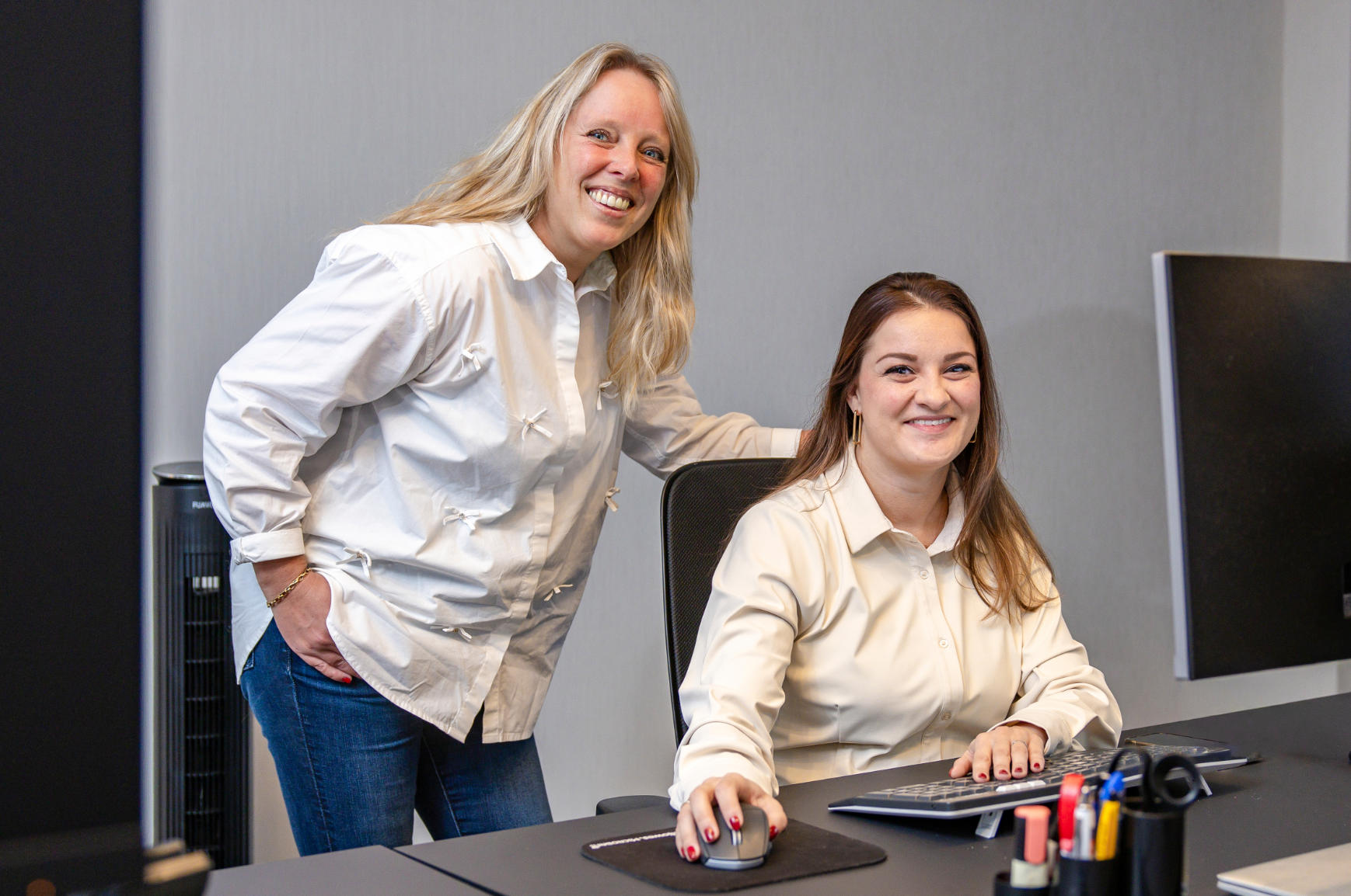 Naomi Schouten en Kicky van der Hoff